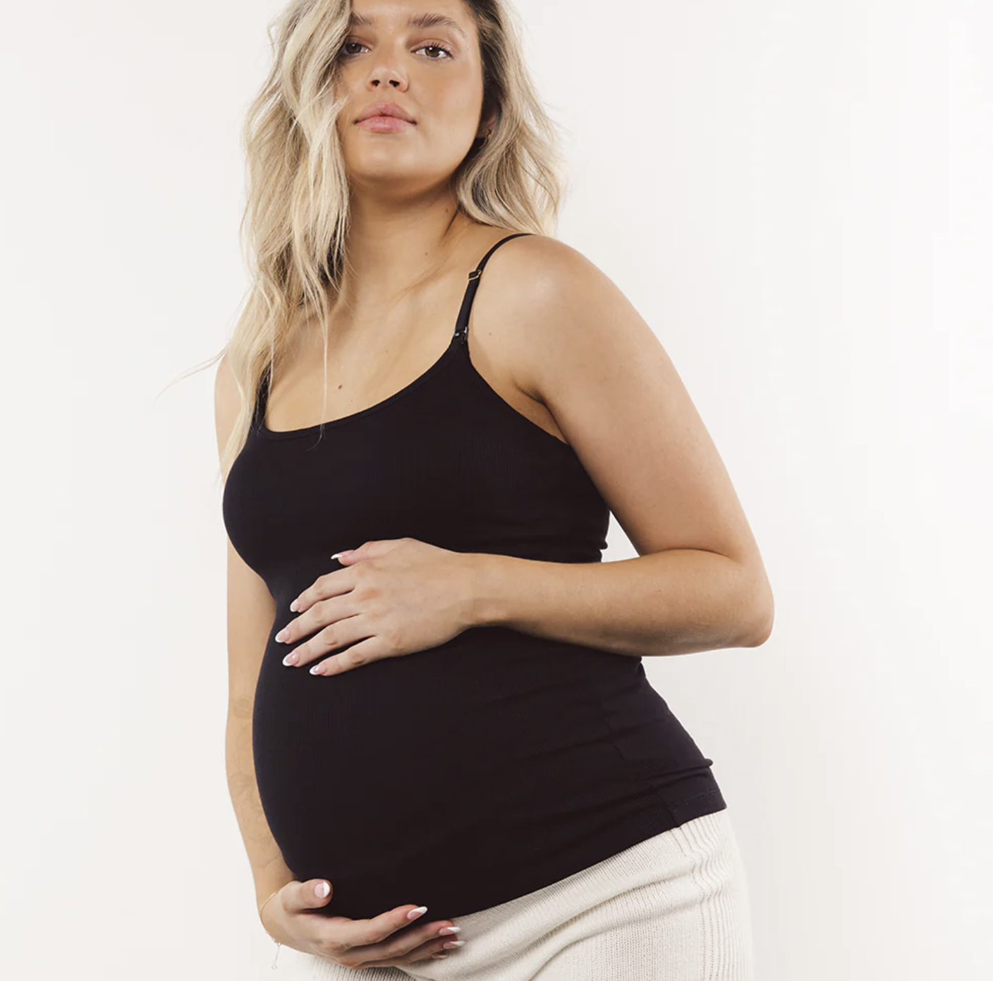 Soft Ribbed Nursing Tank